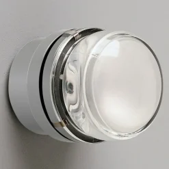 Oluce Væg- Og Spejllamper > Fresnel - Væglampe med glaslinse IP44, grå