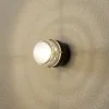 Oluce Væg- Og Spejllamper > Fresnel væglampe m. glaslinse IP44 sort