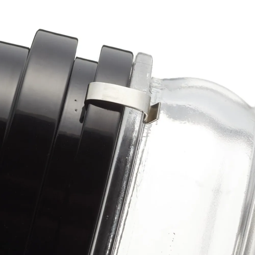 Oluce Væg- Og Spejllamper > Fresnel væglampe m. glaslinse IP44 sort