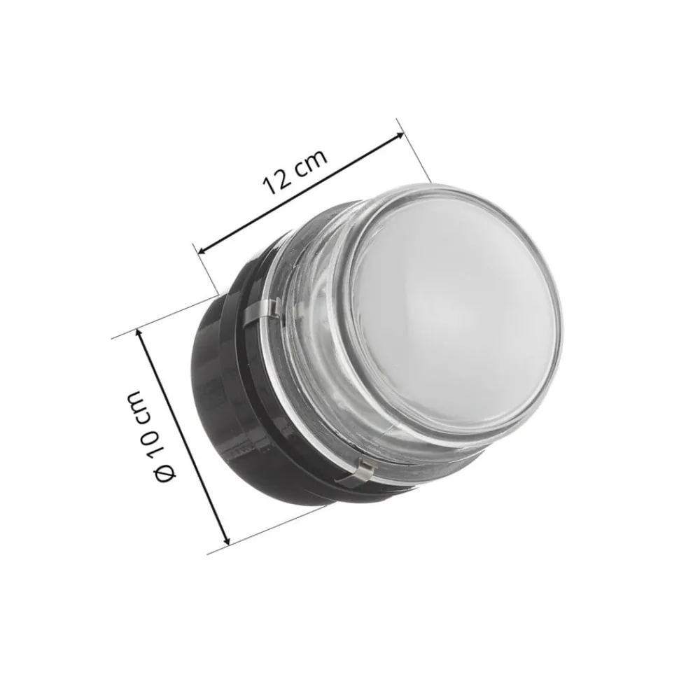 Oluce Væg- Og Spejllamper > Fresnel væglampe m. glaslinse IP44 sort