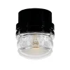 Oluce Væg- Og Spejllamper > LED-væglampe Fresnel, sort, aluminium, glas, 2.700 K