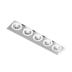 Indbygningsspots ^ TECNICO by Sforzin Olympia T233 downlight, 5 lyskilder