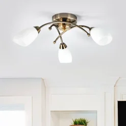 Searchlight Loftlamper > OPERA pragtfuld loftlampe, patineret messing
