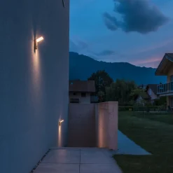 SLV Væglampe Med Sensor > Ordi LED-væglampe, antracit, aluminium, bredde 10 cm, sensor