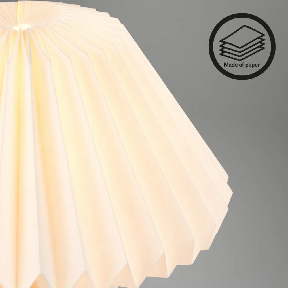 Bordlamper ^ Briloner Origami bordlampe af hvidt papir, 27x26cm