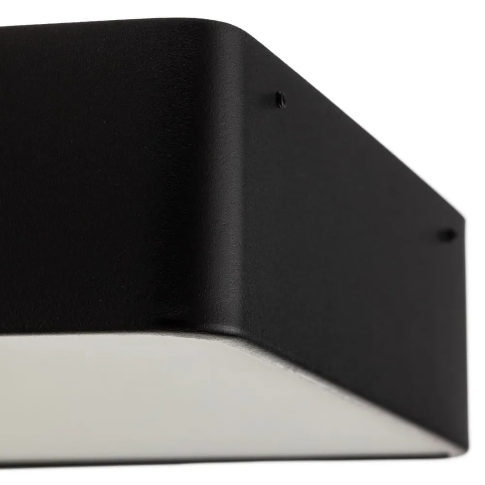 Argon Loftlamper > Oro loftslampe af stål og glas, sort, 25 cm