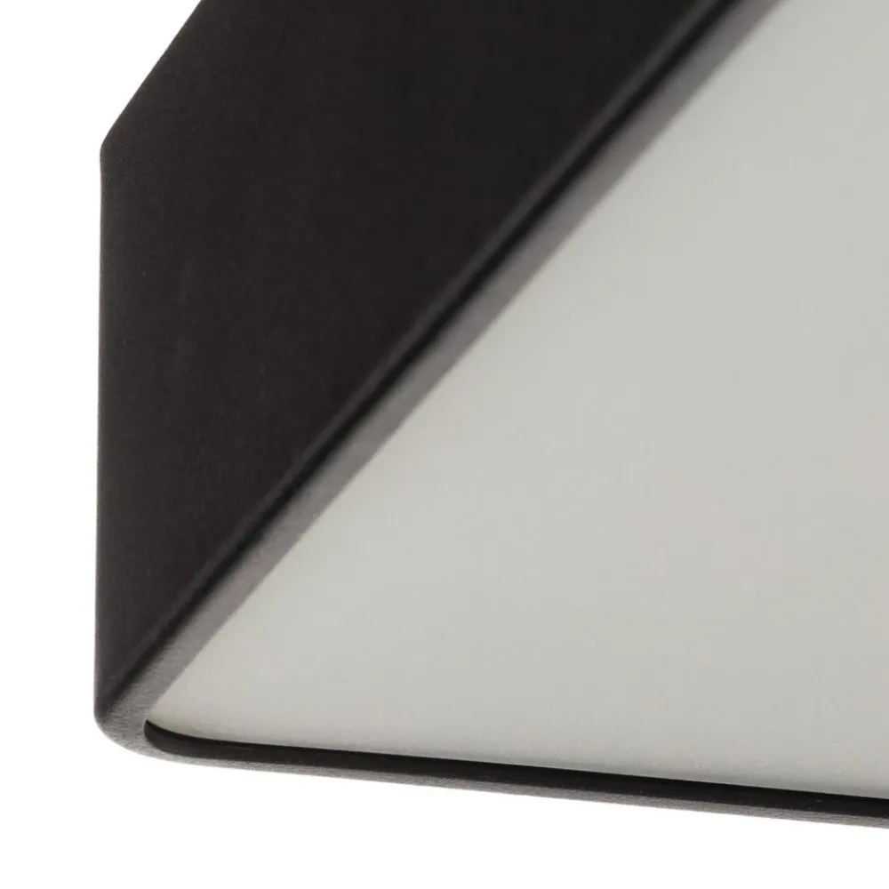 Argon Loftlamper > Oro loftslampe af stål og glas, sort, 25 cm