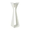 Les Jardins Solcellelamper > Osmoz LED-solcellelampe af aluminium, 175 cm, hvid