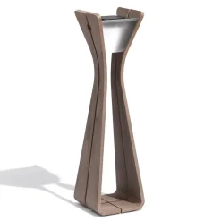 Les Jardins Solcelle Lampe Med Sensor|Solcellelamper > Osmoz LED-solcellelampe af Duratek, grå