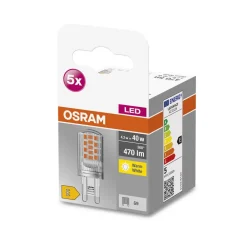 OSRAM Led Pærer > Base PIN LED-stiftsokkelpære G9 4,2 W 470 lm 5 stk