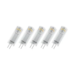 OSRAM Led Pærer > Base PIN LED-stiftsokkelpære G4 1,8 W 200 lm 5 stk
