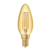 OSRAM Filament Pære > filament kertepære Vintage 1906, E14 Filament 4W 824 gold