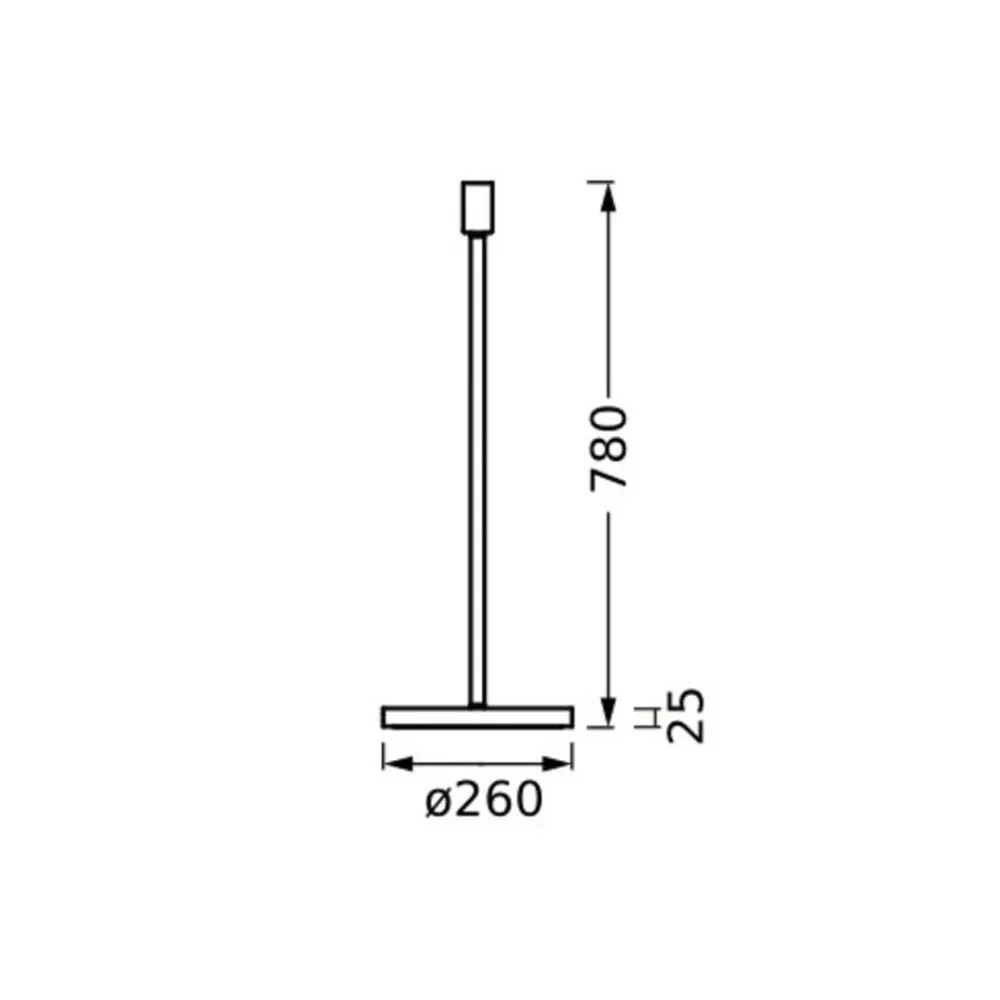 Gulvlamper|Gulvlamper ^ OSRAM gulvlampe DECOR STICK, mørkegrå, højde 78 cm, 1 x E27