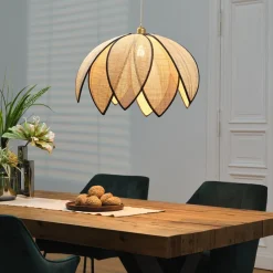 OSRAM Pendellamper > hængelampe Decor Rattan Lotus, Ø 67 cm, beige, E27