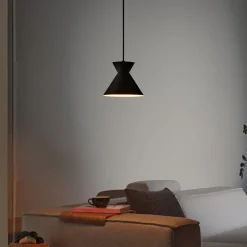 Pendellamper ^ OSRAM hængelampe Decor Waist, stål, sort, E27