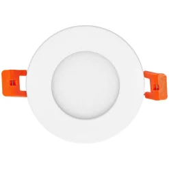 Indbygningsspots ^ OSRAM indbygget loftlampe med LED SLIM, Ø 9 cm, 3.000 K, hvid