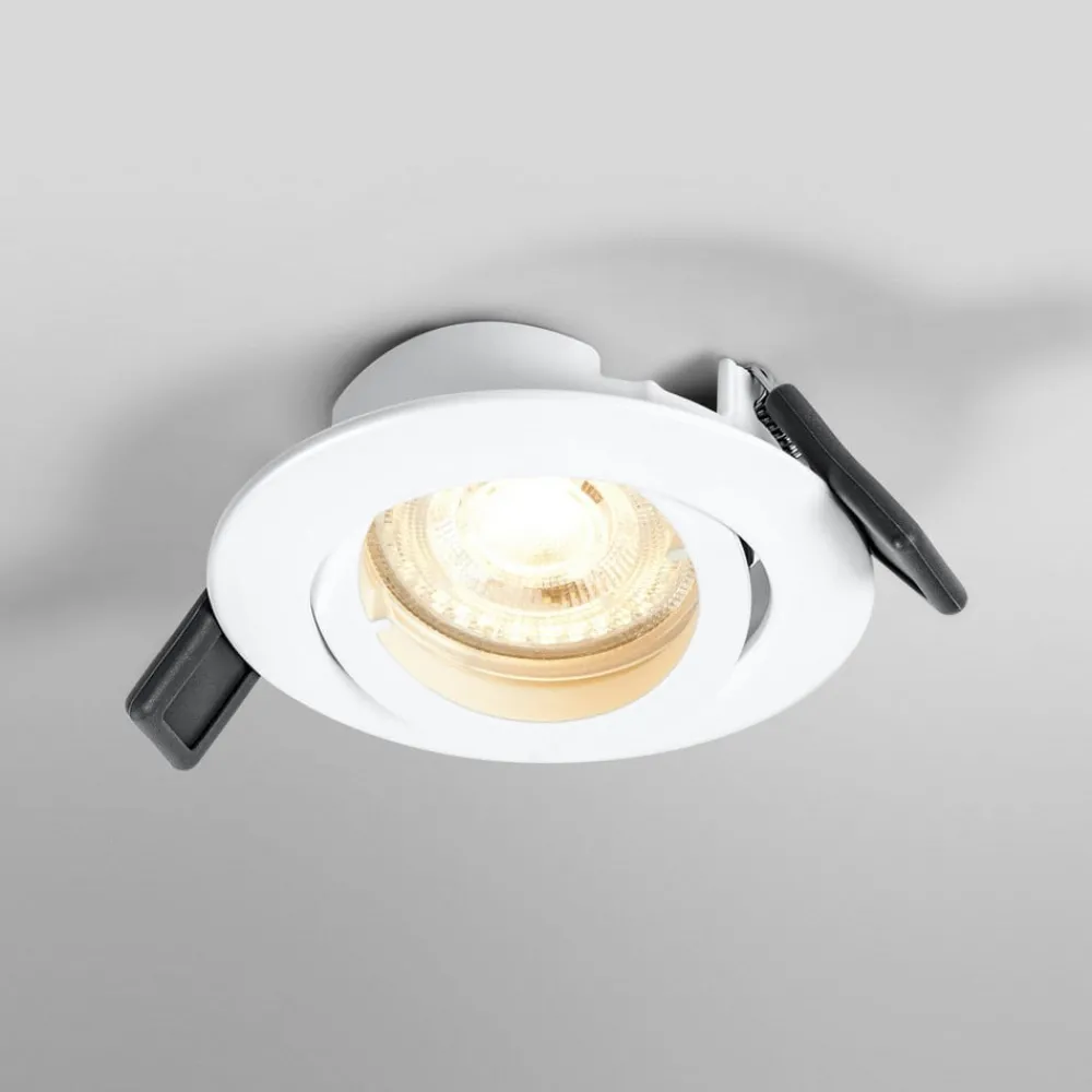 OSRAM Indbygningsspots|Spotlights > indbygningsspot, Ø 9 cm, hvid, metal, GU10-LED, 2.700 K