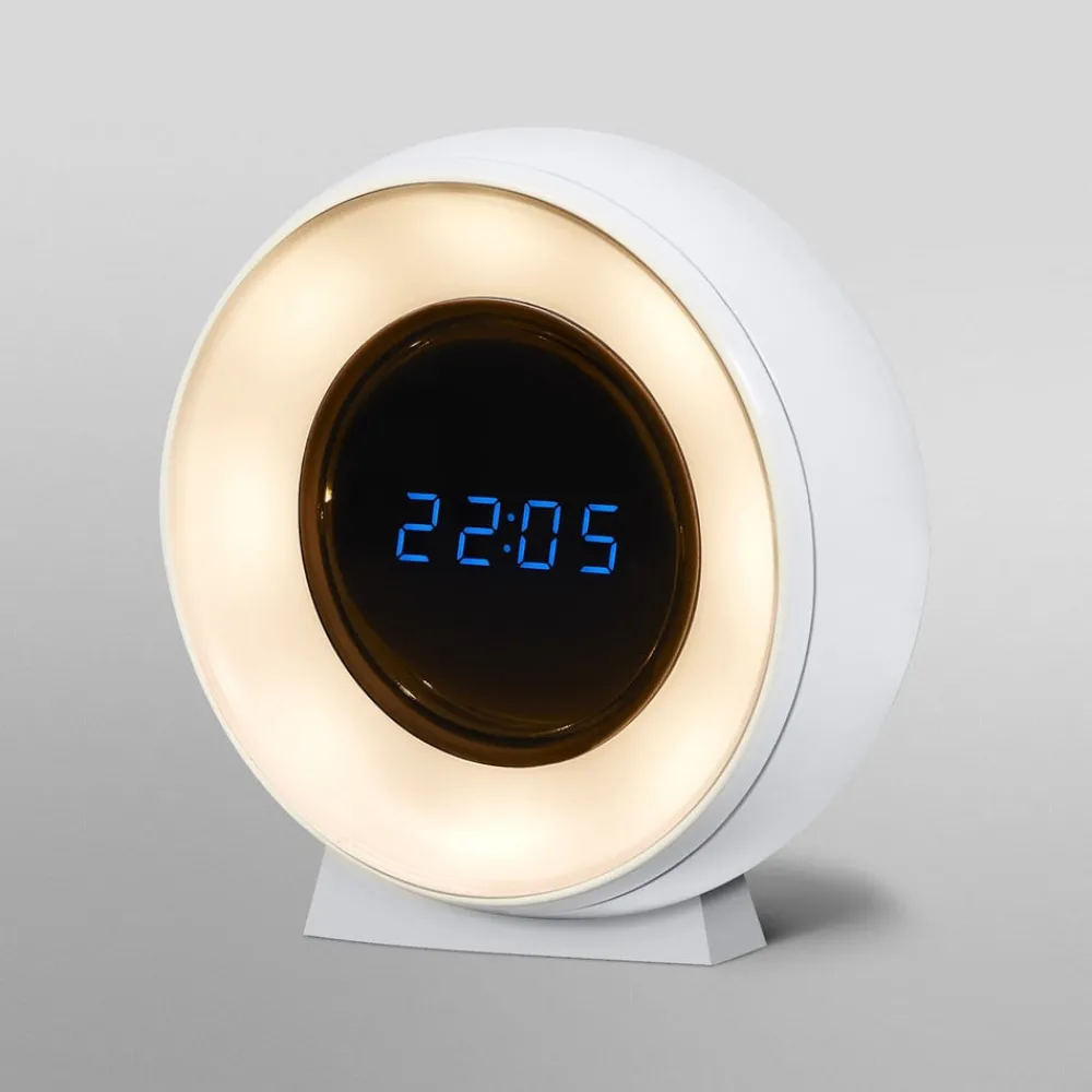 OSRAM Natlys > LED-batteridrevet natlampe NIGHTLUX CLOCK, hvid, ur, CCT