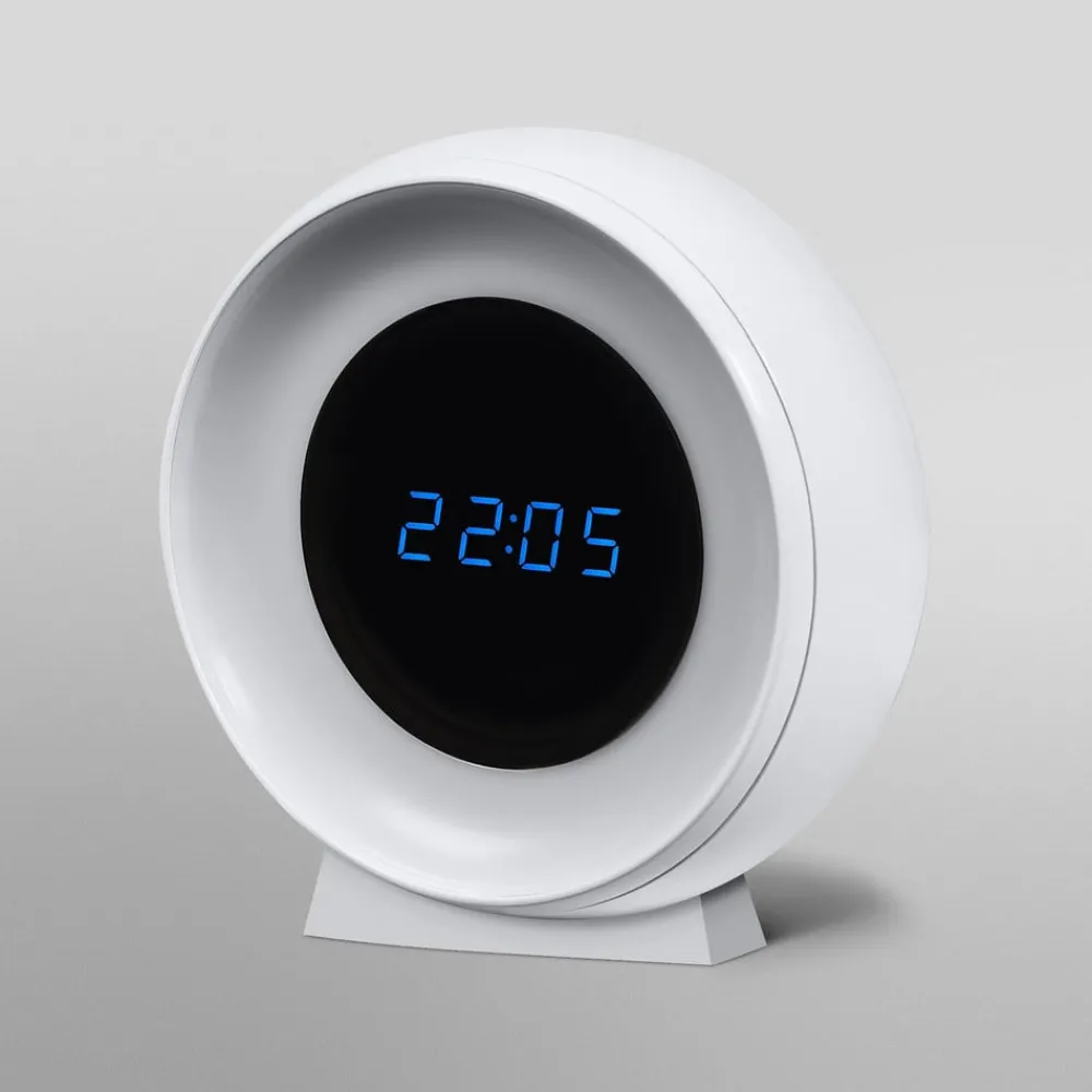 OSRAM Natlys > LED-batteridrevet natlampe NIGHTLUX CLOCK, hvid, ur, CCT