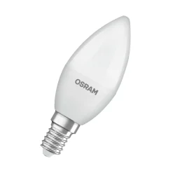 OSRAM Led Pærer > LED Classic Star, stearinlys, mat, E14, 7,5 W, 2.700 K