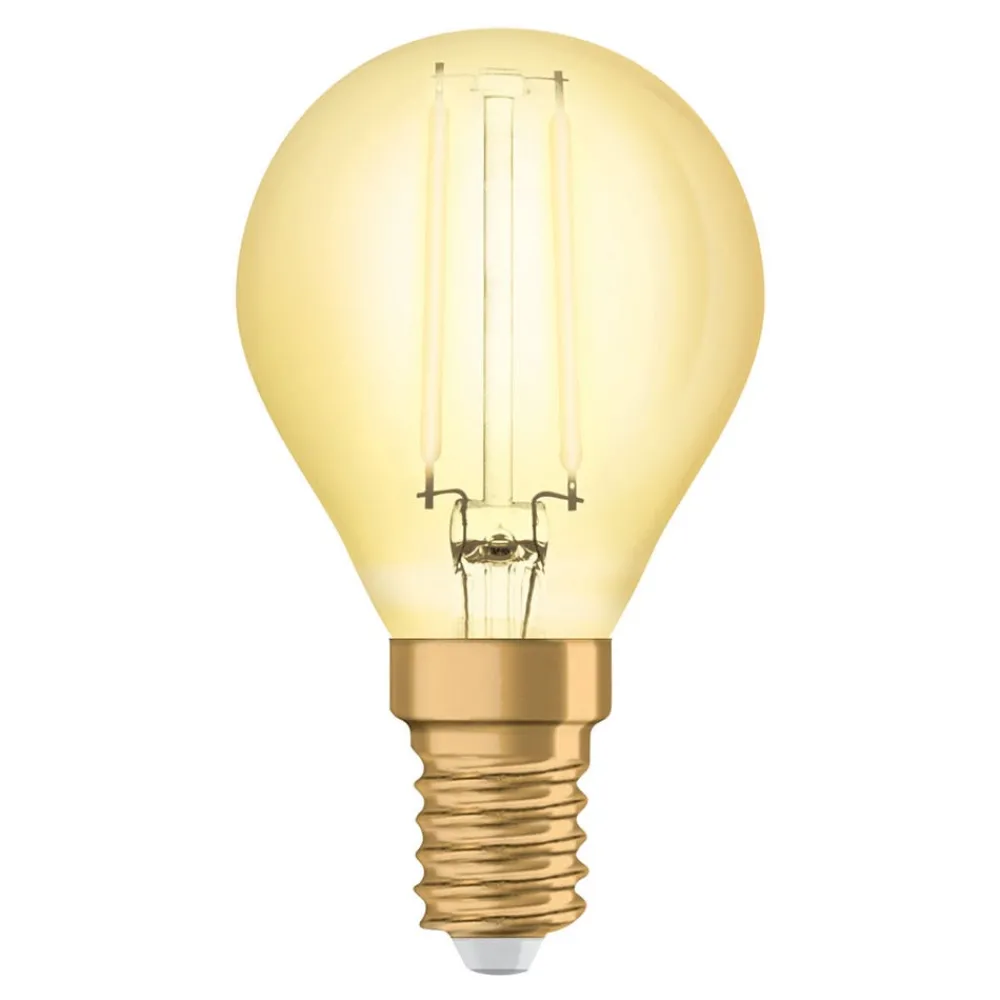 OSRAM Filament Pære > LED-dråbe E14 4W Vintage Classic P guld