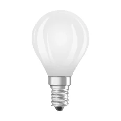 OSRAM Dæmpbar Led-Pære|Led Pærer > LED-dråbepære E14 5,5W 827 dæmpbar, mat