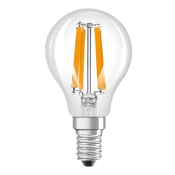 Filament Pære ^ OSRAM LED-filamentpære dråbe E14 1,2W filament 4000K 255lm