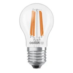 OSRAM Filament Pære > LED-filamentpære drop E27 1,2W filament 4000K 255lm