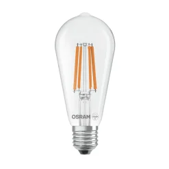 Filament Pære ^ OSRAM LED-filamentpære E27 3,8W Filament 4,000K