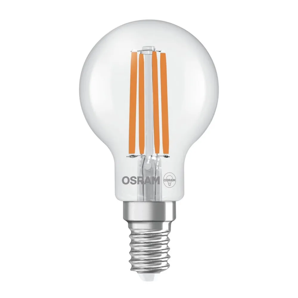 Filament Pære ^ OSRAM LED-filamentpære E14 2,2W 4000K 470lm