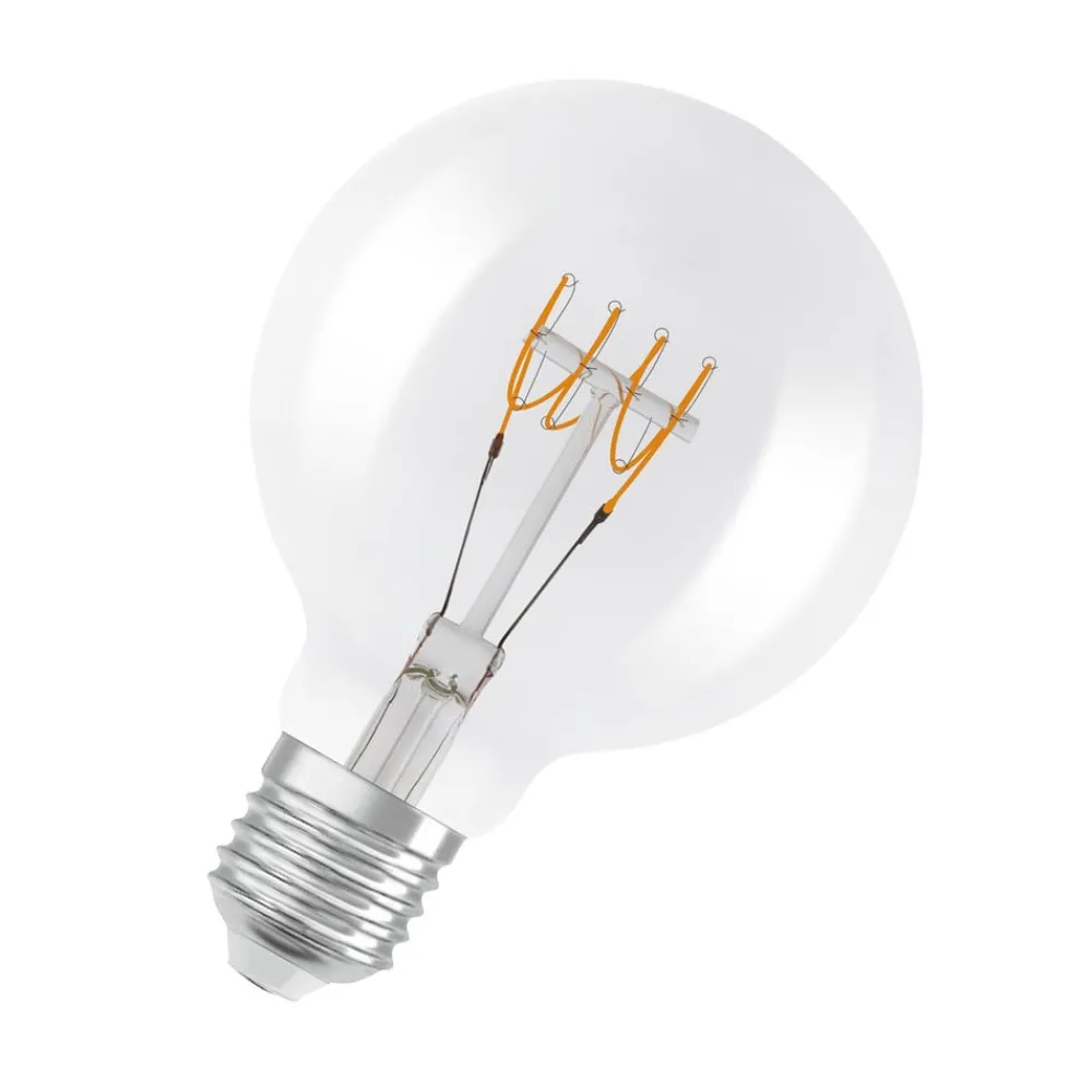 OSRAM Dæmpbar Led-Pære|Filament Pære > LED-globe E27 G95 4,8W 2.700 K filament dimm