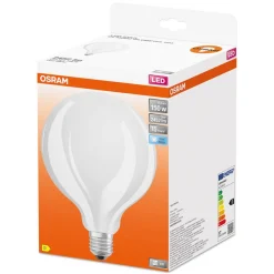 OSRAM Led Pærer > LED-globepære E27 G125 17 W 4.000 K opal