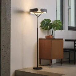 OSRAM Gulvlamper|Gulvlamper > LED-gulvlampe Decor Curve Felt, grå, filt, 3.000 K