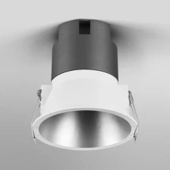 OSRAM Indbygningsspots > LED-indbygningsspot TWIST, hvid/sølv, 840 Ø 9,3 cm metal