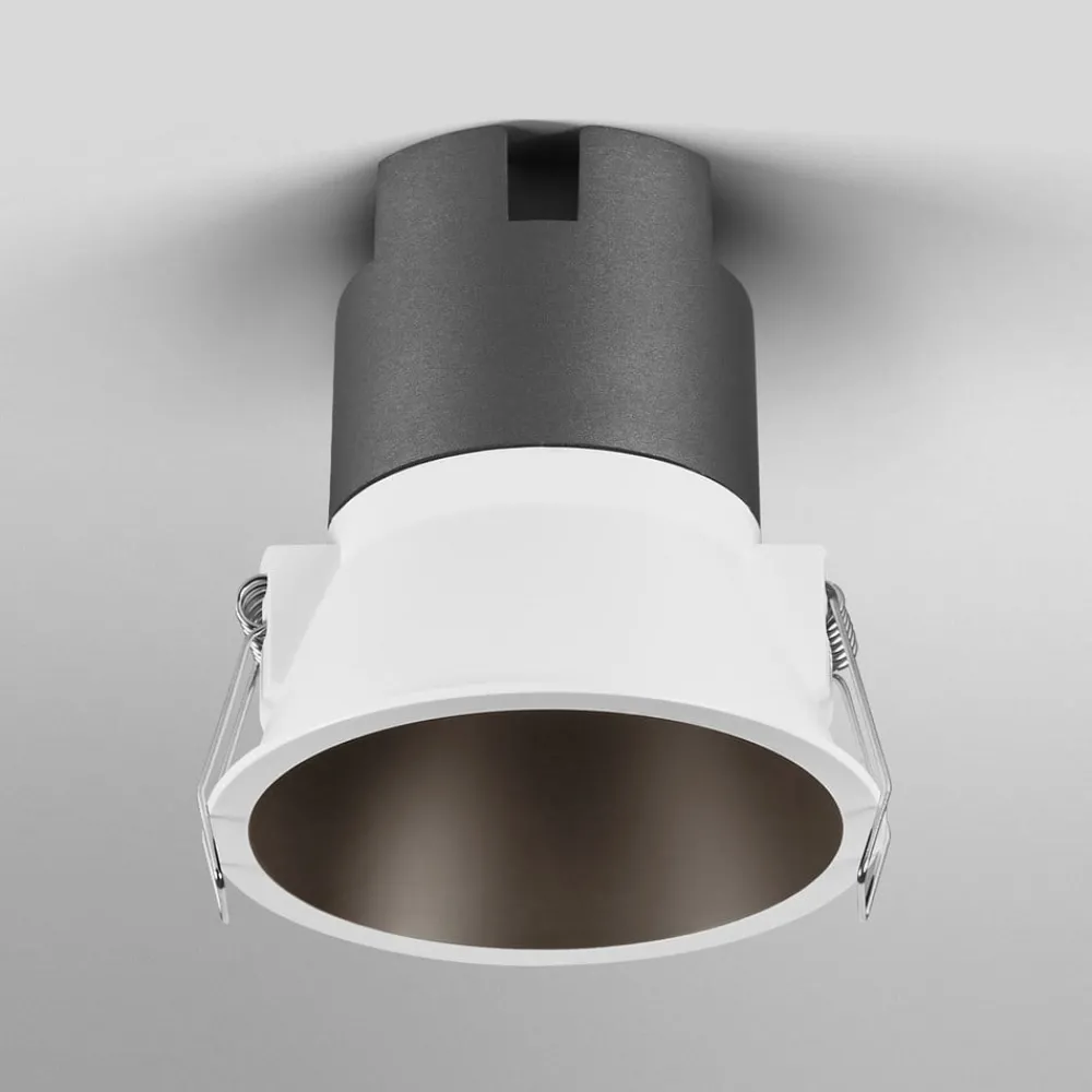 OSRAM Indbygningsspots > LED-indbygningsspot TWIST, hvid/sort 830 Ø 9,3 cm metal