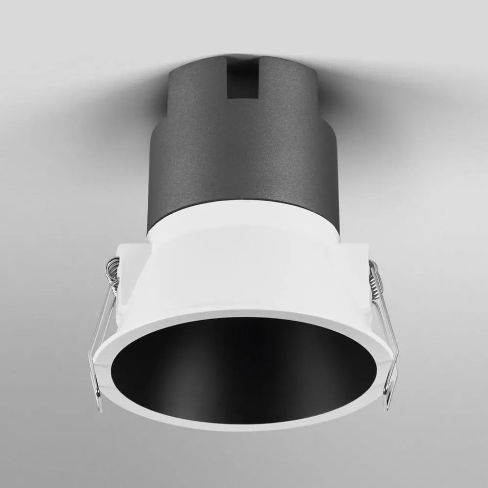 OSRAM Indbygningsspots > LED-indbygningsspot TWIST, hvid/sort 830 Ø 9,3 cm metal