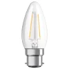 OSRAM Filament Pære|Led Pærer > LED-kerte B22d Classic B filament 2,5 W klar