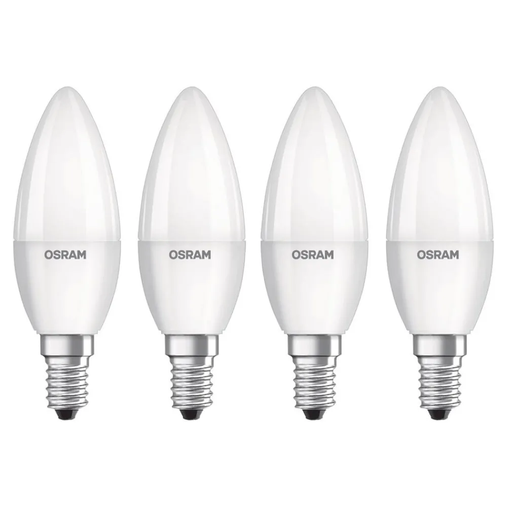 OSRAM Led Pærer > LED-kerte E14 Base Retro 4,9 W 4 stk 4.000 K