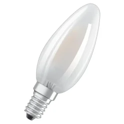 OSRAM Led Pærer > LED-kertepære E14 4W varmhvid, sæt med 2 stk