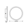 OSRAM Loftlamper > LED-loftlampe BATHROOM, sort, Ø 30 cm, IP44 CCT