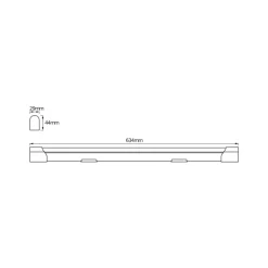 Arbejdsrum/Kontor|Loftlamper ^ OSRAM LED-lysliste VALUE BATTEN, 63 cm, metal, 4.000 K