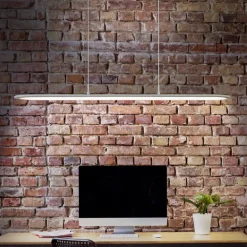 OSRAM Arbejdsrum/Kontor > LED-pendellampe Office line Panel Ellipse hvid 940 dæmpbar
