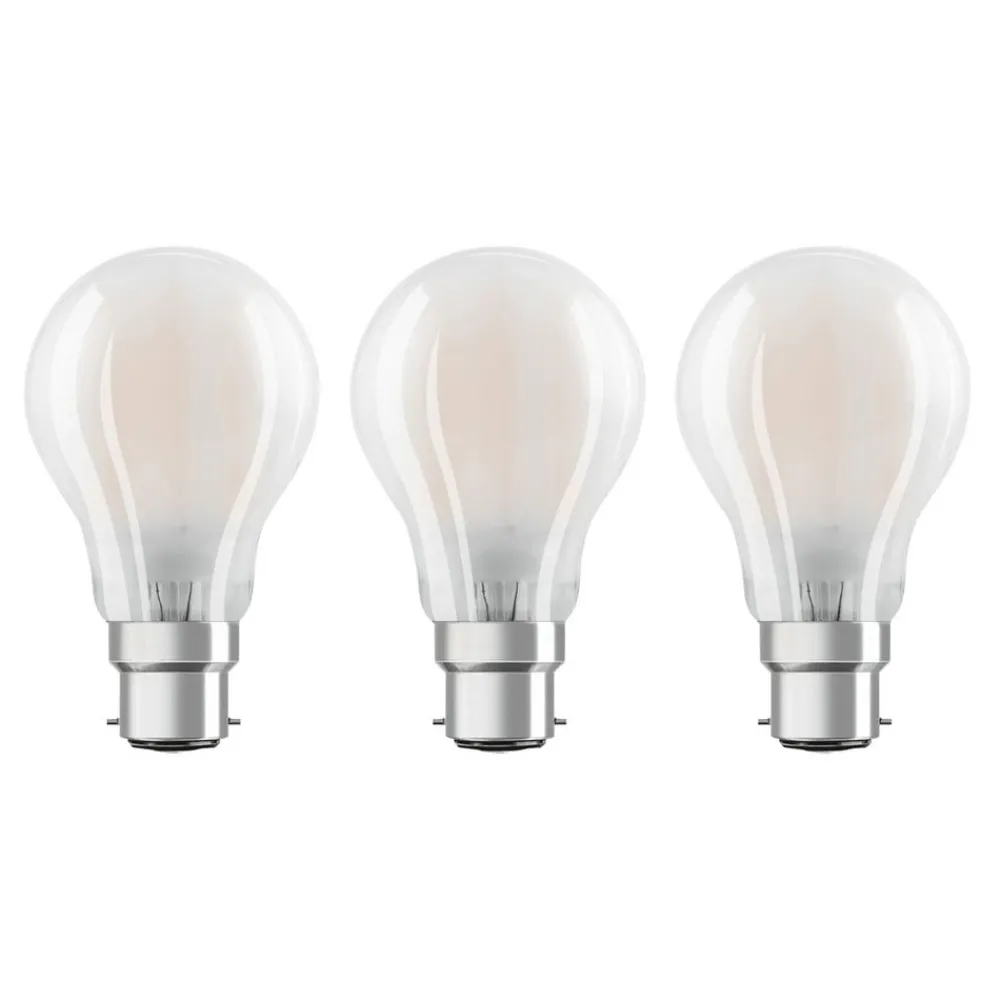 OSRAM Led Pærer > LED-pære B22d Classic 827 6,5W 3'er sæt