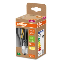 OSRAM Filament Pære > LED-pære E27 A60 2,5 W 525lm 3.000 K klar