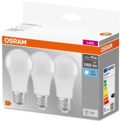 OSRAM Led Pærer > LED-pære E27 Base CL A 10 W 4.000 K mat, 3