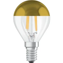 OSRAM Filament Pære > LED-pære E14 Mirror CLP gold 4W 2,700K