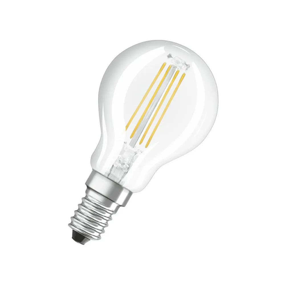 OSRAM Led Pærer > LED-pære E14 P40 4 W filament 827 470 lm 5