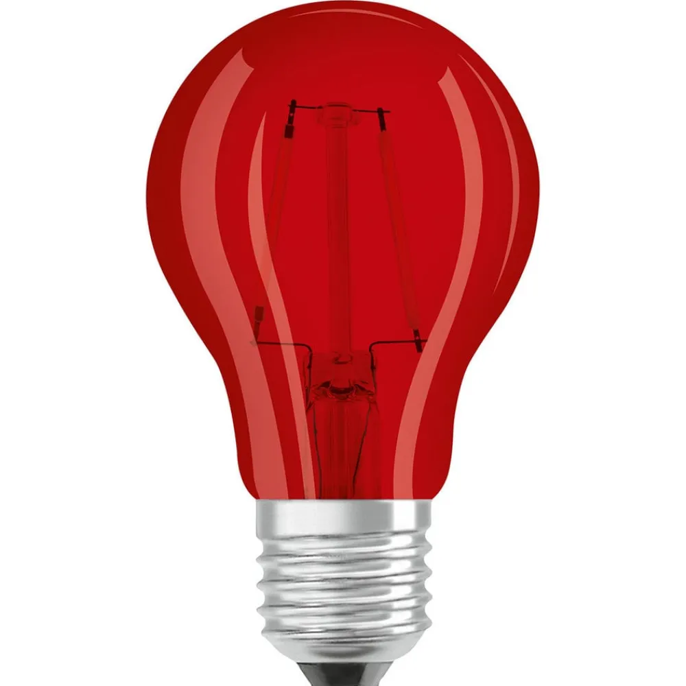OSRAM Filament Pære > LED-pære E27 Star Décor Cla A 2,5W, rød