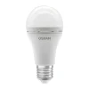 OSRAM Led Pærer > LED-pære E27 8W mat 4000K genopladeligt batteri nødlys