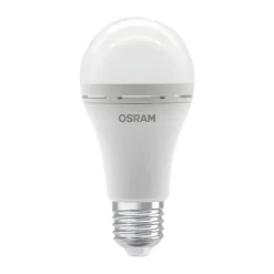OSRAM Led Pærer > LED-pære E27 8W mat 2700K genopladeligt batteri nødlys